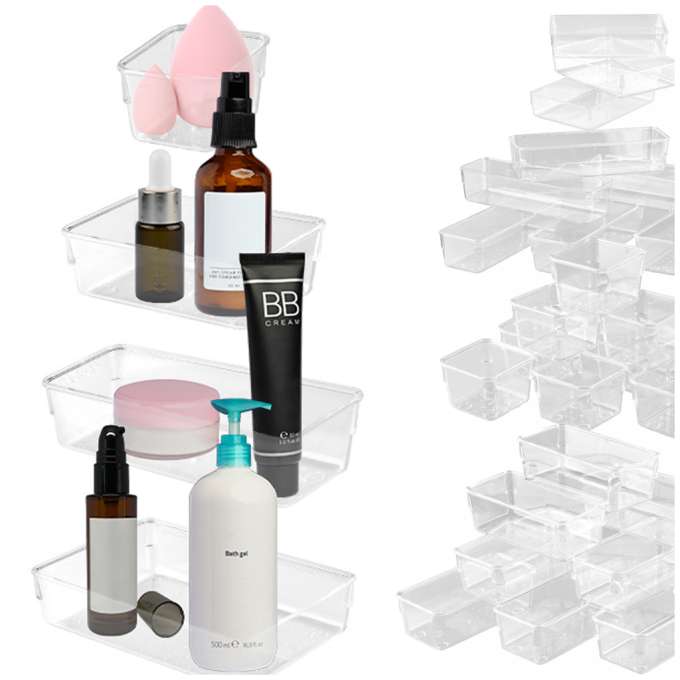 Desk organiser acrylic set 25 el.