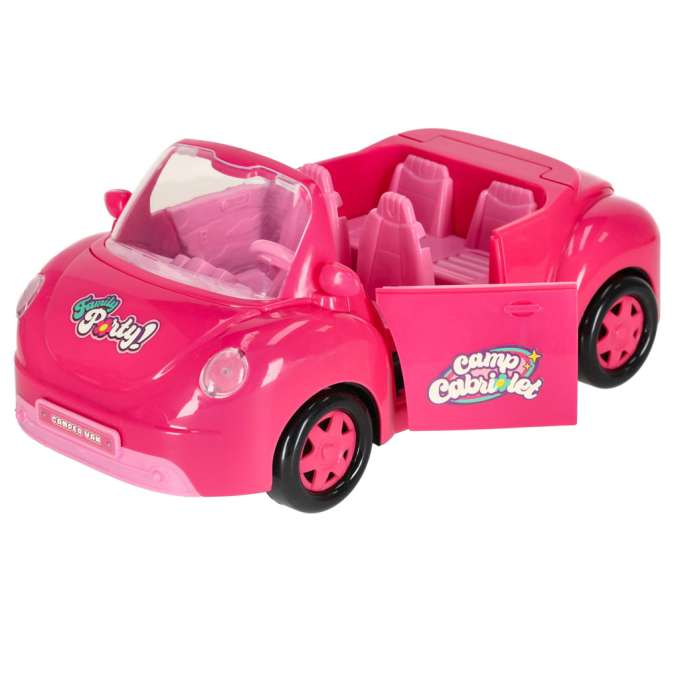 Doll car convertible pink 4 el.