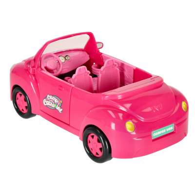 Doll car convertible pink 4 el.