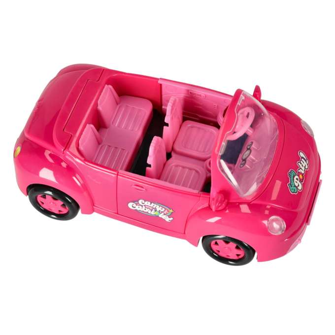 Doll car convertible pink 4 el.