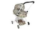 Doll pram gondola deep + bag stars 3
