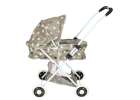 Doll pram gondola deep + bag stars 4