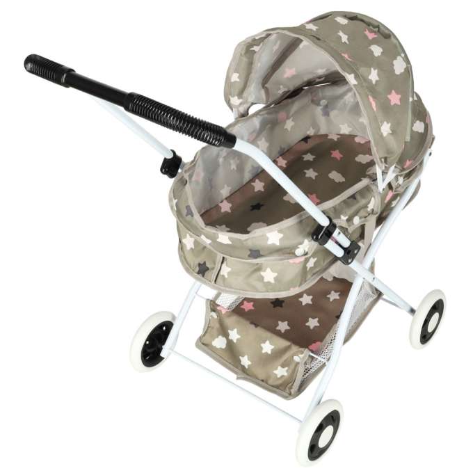 Doll pram gondola deep + bag stars