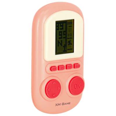 Electronic arcade game mini tetris pink
