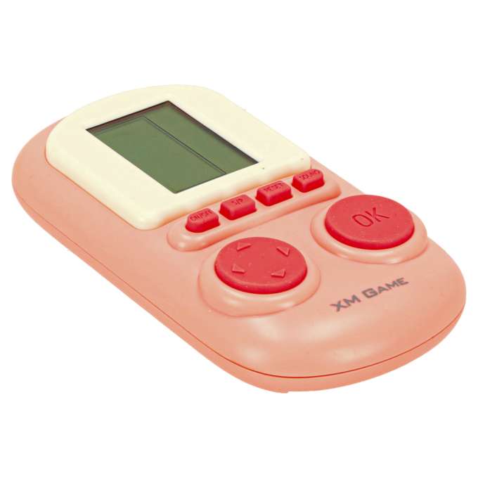 Electronic arcade game mini tetris pink