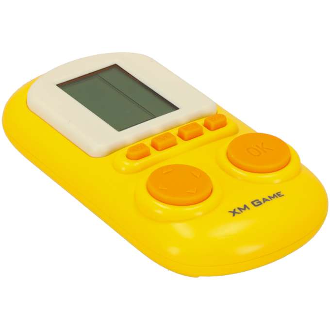 Electronic arcade game mini tetris yellow