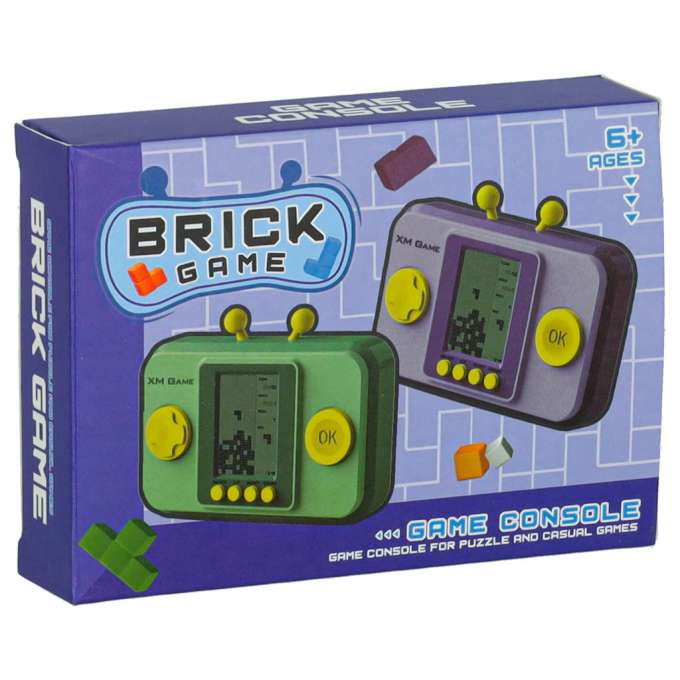 Electronic game tetris sound toy white