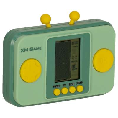 Electronic toy tetris sound game green