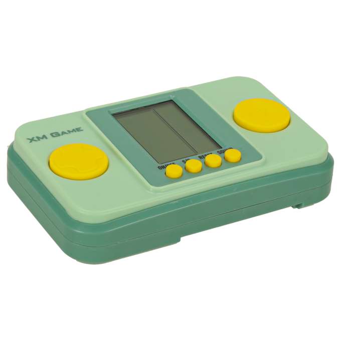 Electronic toy tetris sound game green
