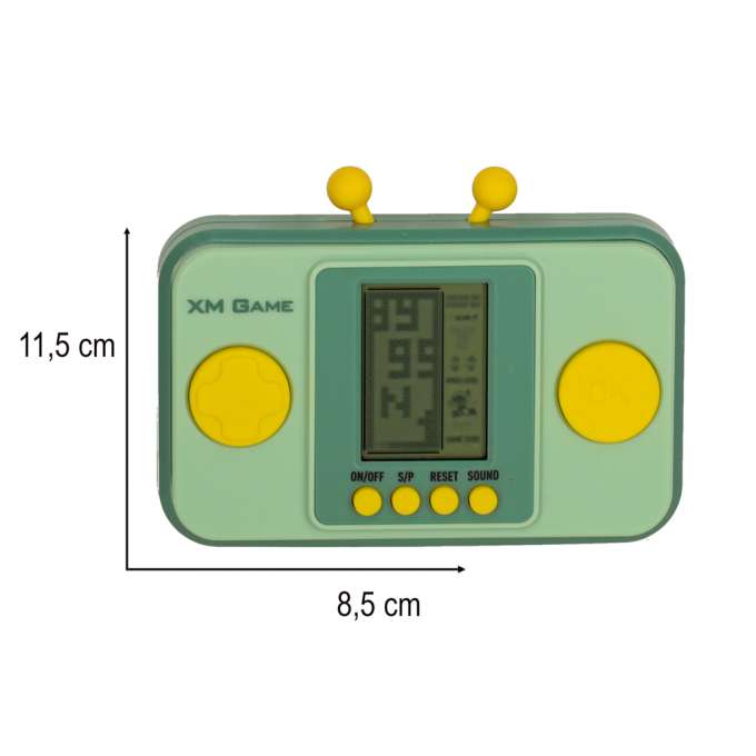 Electronic toy tetris sound game green