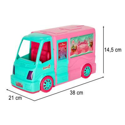 Food truck dolls' car set 21 el.