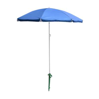 Garden beach umbrella adjustable foldable UV 150cm blue