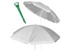 Garden beach umbrella adjustable foldable UV 150cm gray 1