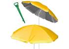 Garden beach umbrella adjustable foldable UV 150cm yellow 1