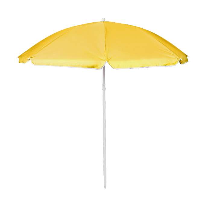 Garden beach umbrella adjustable foldable UV 150cm yellow