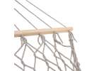 Garden hammock boho mesh tassel hanging lounger macramé 200cm grey 4