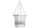 Garden swing Stork's nest with backrest grey 80 cm 150 kg 2