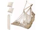 Hammock Brazilian chair with footrest 130cm beige 4