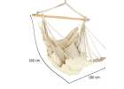 Hammock Brazilian chair with footrest 130cm beige 13