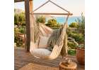 Hammock Brazilian chair with footrest 130cm beige 15