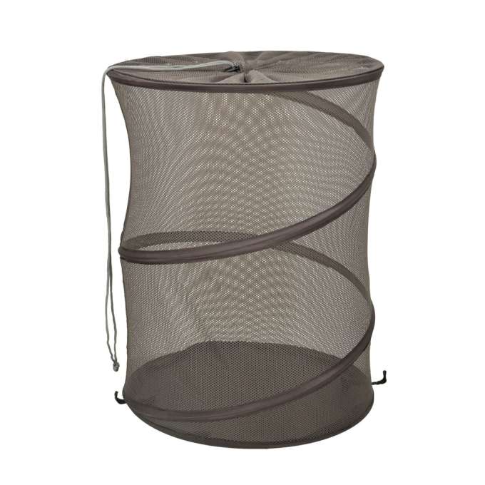 Hanging laundry basket folding clothes hamper