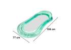Inflatable swimming pool water mattress with net turquoise BESTWAY 43103 3