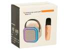 Karaoke speaker with microphone pink 10