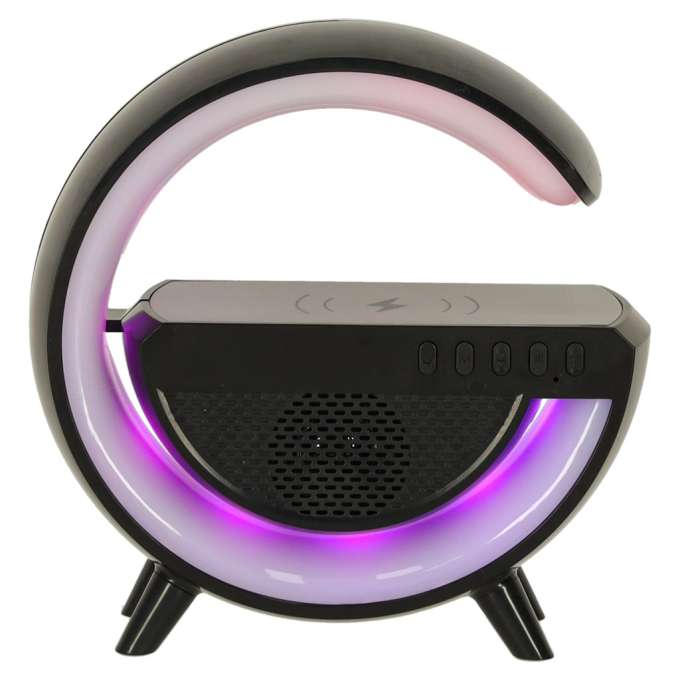 LED G light with inductive charger black