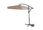 LUARO Garden umbrella large folding umbrella with boom 290cm beige 11