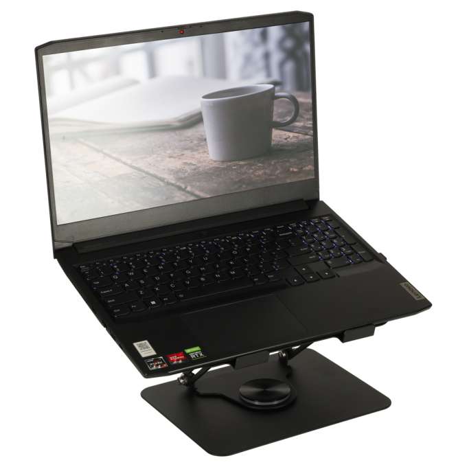 Laptop holder stand rotatable adjustable
