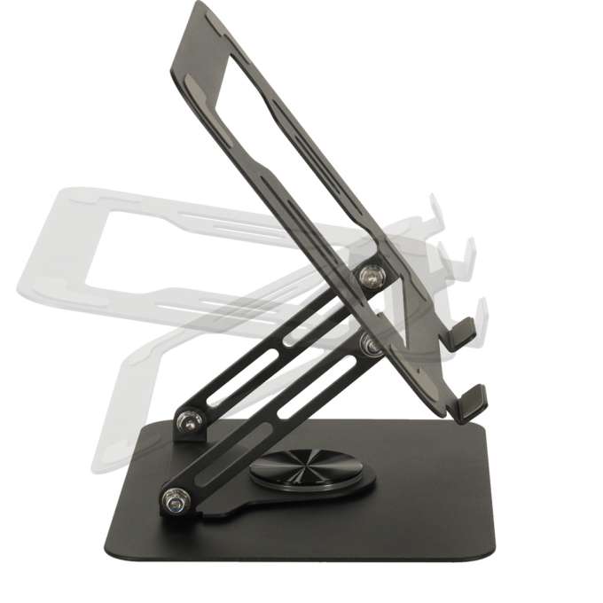 Laptop holder stand rotatable adjustable