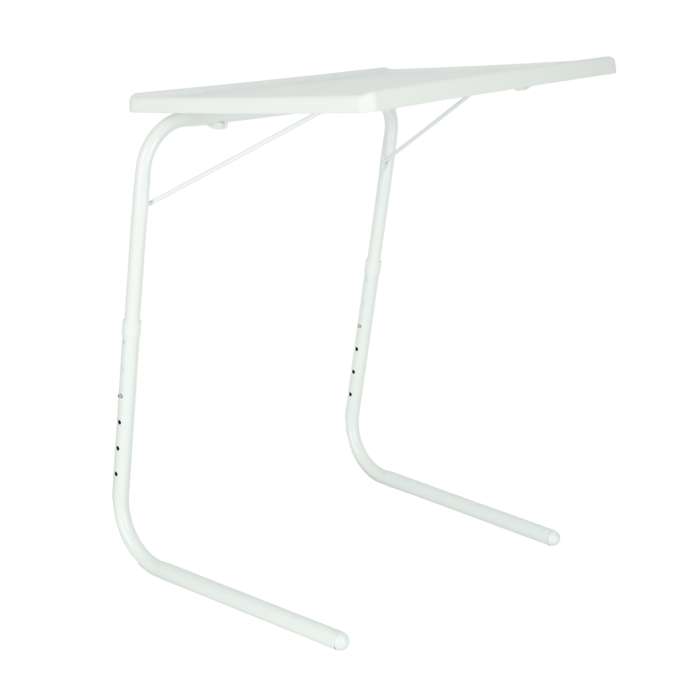 Laptop side table foldable 52x40cm white