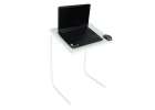 Laptop side table foldable 52x40cm white 6