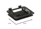 Laptop stand adjustable 360° ergonomic 11