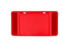 Laptop table with organiser red 5