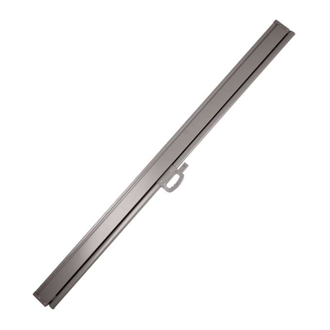 Lateral terrace awning retractable screen 180 grey