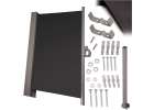 Lateral terrace awning retractable screen 180 grey 8