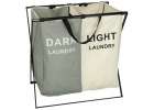 Laundry basket segregation organiser 2 compartments 2