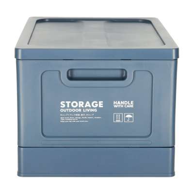 Luggage organiser camping box navy blue