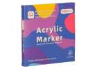 Markery akrylowe do tkanin kamieni pisaki flamastry mazaki wodoodporne DIY 12 szt. 14