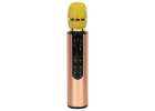 Mikrofon bezprzewodowy do karaoke Bluetooth złoty 3