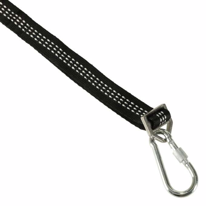 Mounting set for hammock swing strap + snap hook carabiner