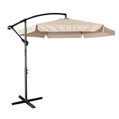 Parasol ogrodowy LUARO duży składany z wysięgnikiem 290cm beżowy