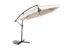 Parasol ogrodowy LUARO duży składany z wysięgnikiem 290cm beżowy 9