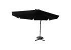 Parasol ogrodowy LUARO duży składany z wysięgnikiem 290cm czarny 10
