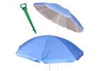 Parasol ogrodowy plażowy regulowany łamany składany UV 150cm niebieski 1