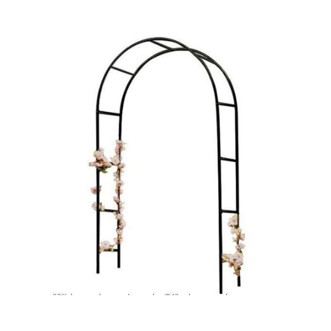 Pergola ogrodowa metalowa łuk kwiatowy 240 cm