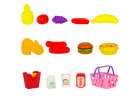 Picnic basket fast food pizza toy food 3