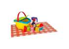 Picnic basket fruit juices drinks food provisions snacks for a picnic 9