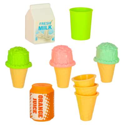 Picnic basket ice cream parlour desserts food victuals snacks for a picnic